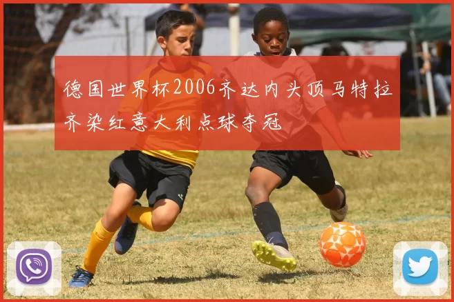 德国世界杯2006齐达内头顶马特拉齐染红意大利点球夺冠