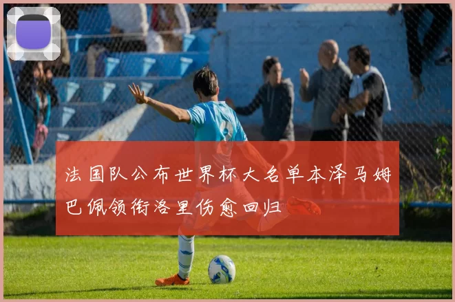 法国队公布世界杯大名单本泽马姆巴佩领衔洛里伤愈回归